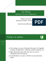 Text Mining: Big Data For Economic Applications