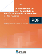 DGDH - Selección de Dictámenes de La Procuración General de La Nación en Materia de Derechos de Las Mujeres.2022 PDF