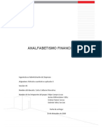 Analfabetismo Financiero - Informe.final. Campos Painen Mittersteiner Yañez