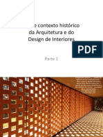 Breve Contexto Histrico Da Arquitetura e Do Design de Interiores PDF