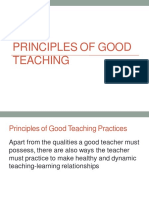 Principles of Good Teaching 1