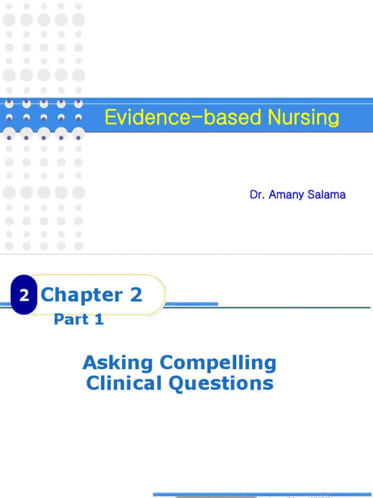 Formulating Clinical Questions in Nursing | PDF | Medical Diagnosis ...