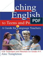 Templeton. Teaching English To Teens and Preteens