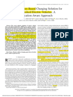 Game Theory Based Charging Solution For Networked Electric Vehicles: A Location-Aware Approach