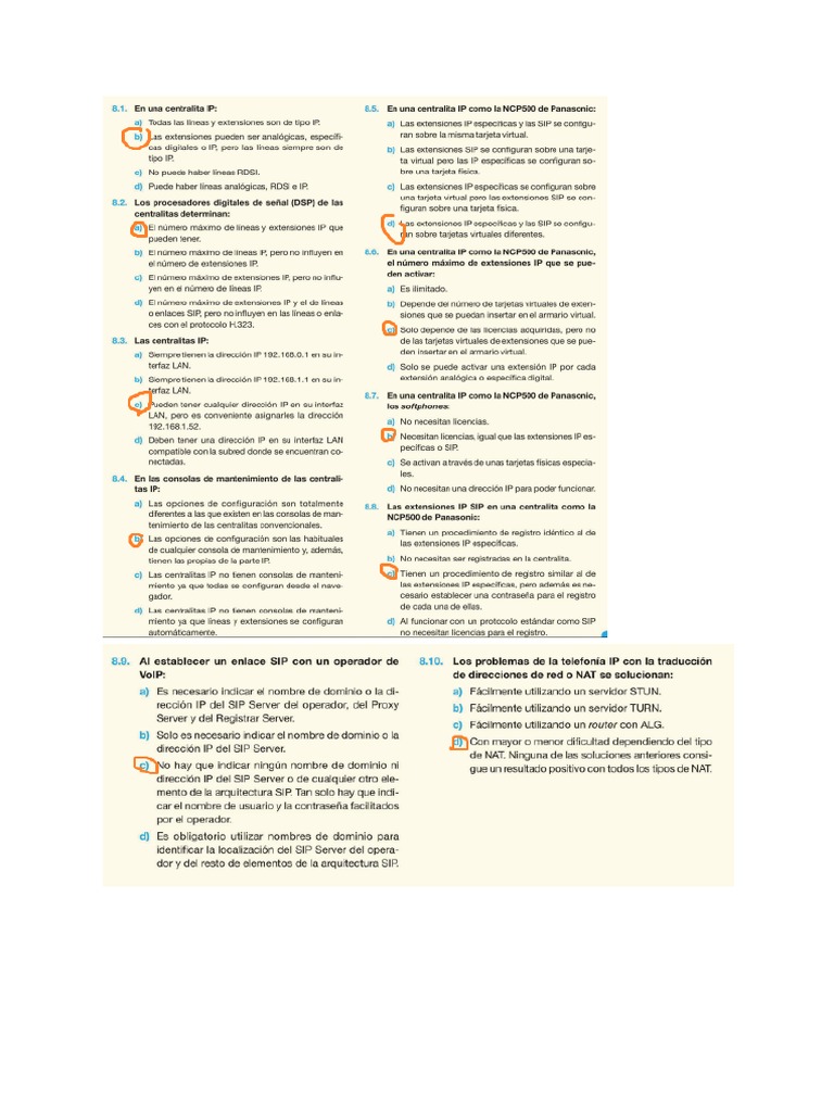 Resolver Las - Actividades de Comprobación - de La L-8. | PDF