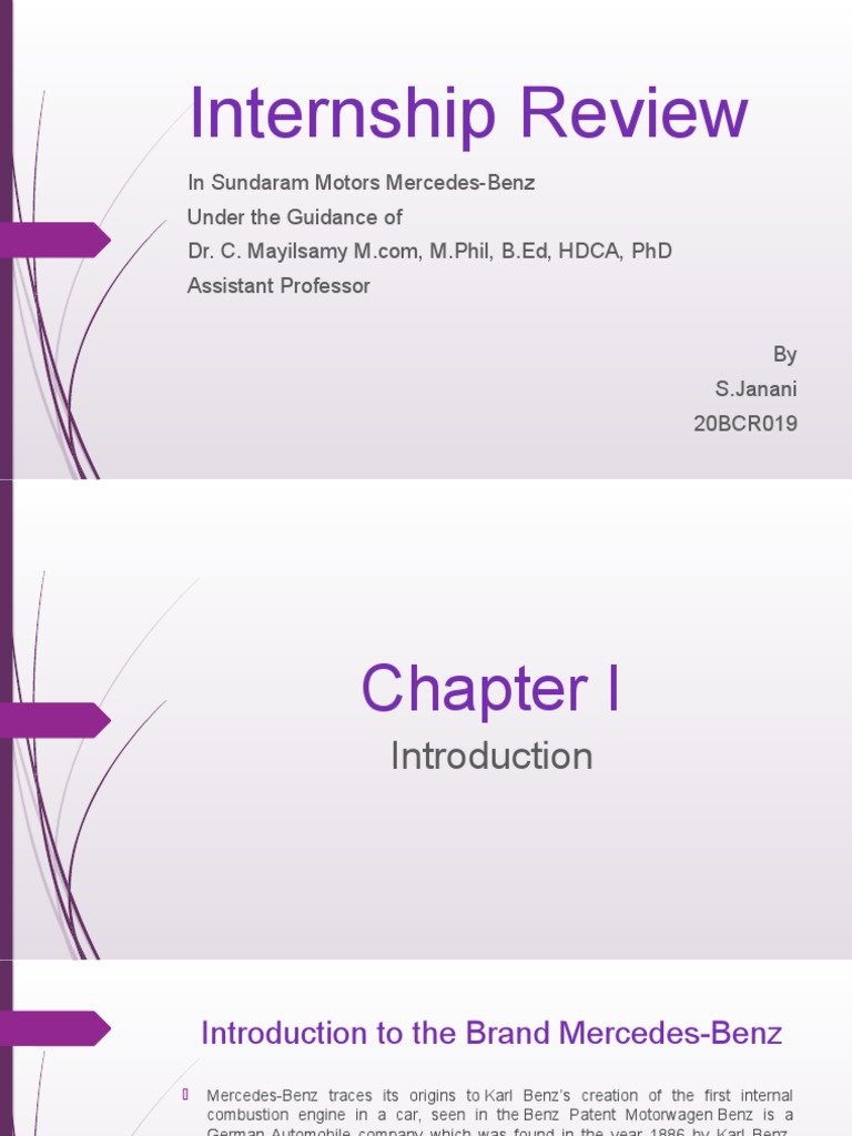 Internship Review | PDF | Motor Vehicle | Vehicles
