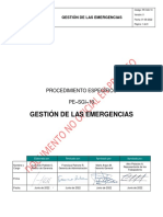 PE-SGI-10 GESTIÓN DE LAS EMERGENCIAS - Ver0 - REV DAM