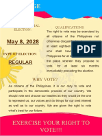 Vote in 2028 Philippine Election: Your Right and Duty