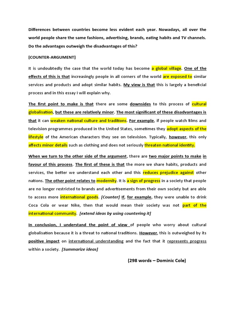 (A - D - CA) Differences Between Countries Become Less Evident Each ...