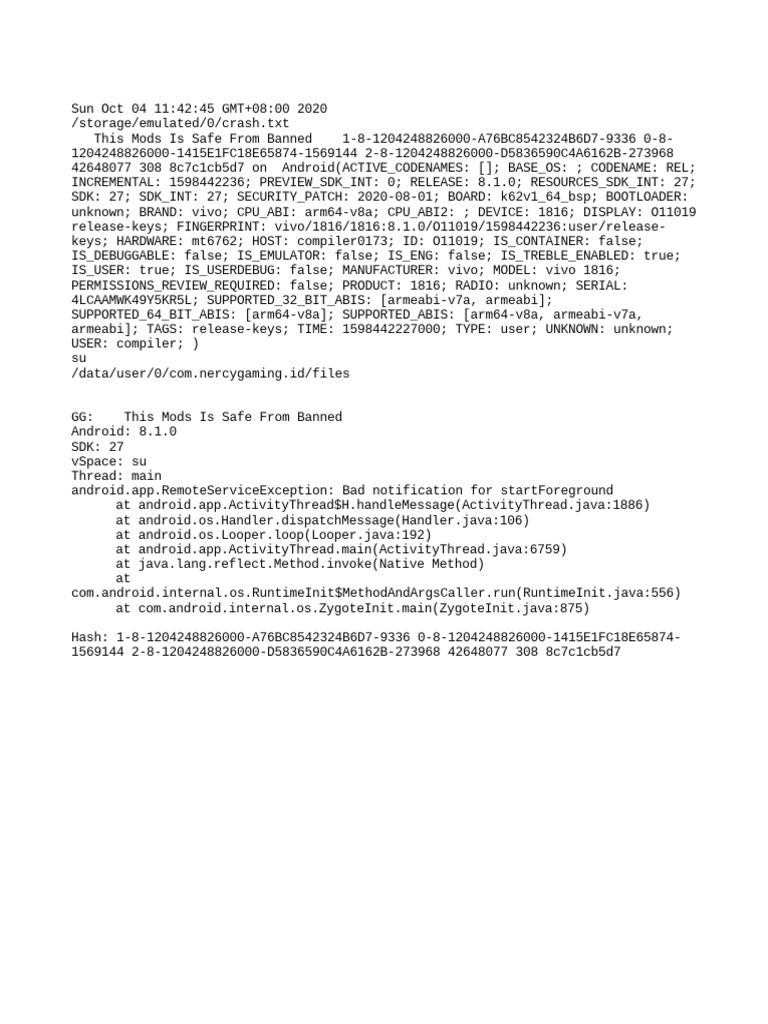 Crash | PDF