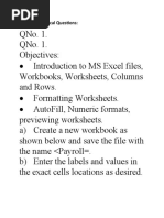 Ms Word Practical Questions Collections | PDF | Microsoft Word | Paragraph