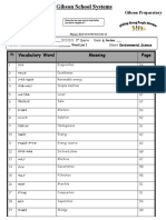 Grade 6 Env. Scinence Wordlist 2