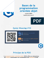 (C++) 10 - Bases de La Programmation Orientée Objet