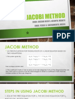 4 - Jacobi Method