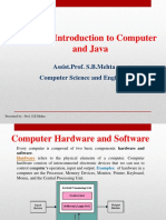 Introduction to Computer Hardware and Software