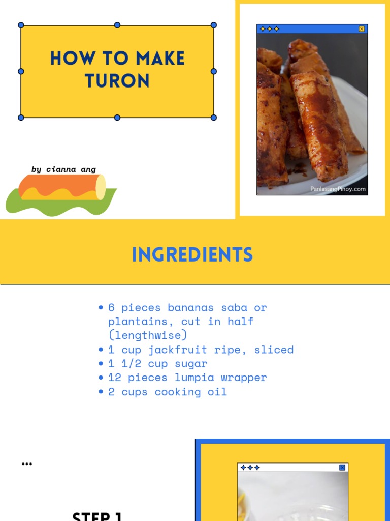 Simple Turon Recipe PDF