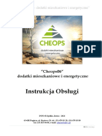 Instrukcja Obsługi Programu Cheops 2