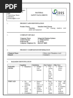 Stainless Steel Cleaner MSDS