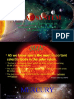 Solar System: Made By: Saumeel Priyadarshi (8C) Information By: Rudra Sharma (8C), MUKUND (8C)