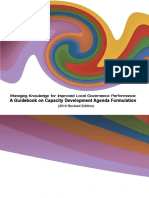 A Guidebook On Capacity Development Agenda Formulation PDF