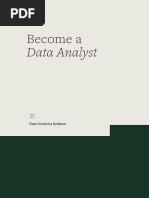 Data Syllabus - Masterschool