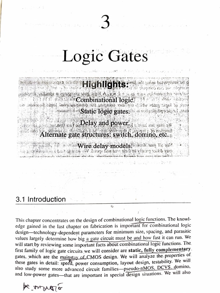 Chapter 3 Vlsi PDF | PDF