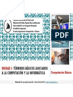 Unidad 1 Terminos Básicos Asociados A La Computación e Informática PDF