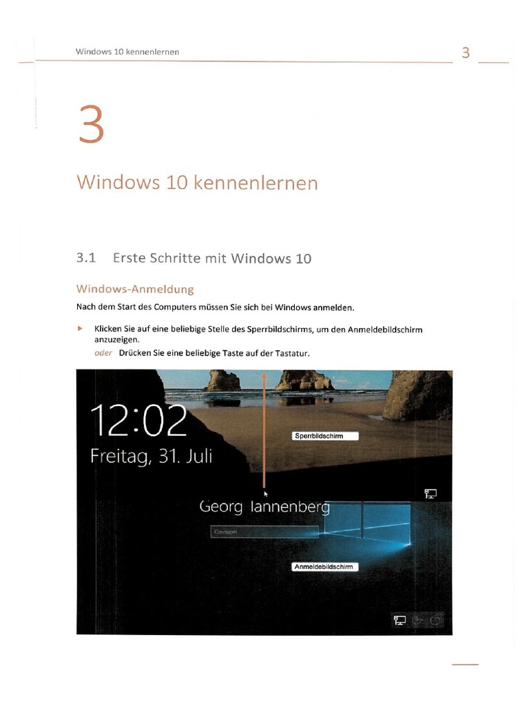 W10 Grundlagen Kap 03 Windows 10 | PDF