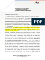 1. Presentación y Estructura Apertura Emociones