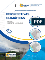 Anexo 01 Informe Técnico 01 Prespectivas-Climáticas-Feb - 2023 PDF