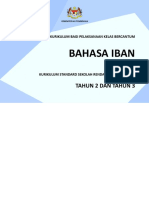 PEMETAAN KURIKULUM KELAS BERCANTUM - Bahasa Iban Tahun 2 - 3