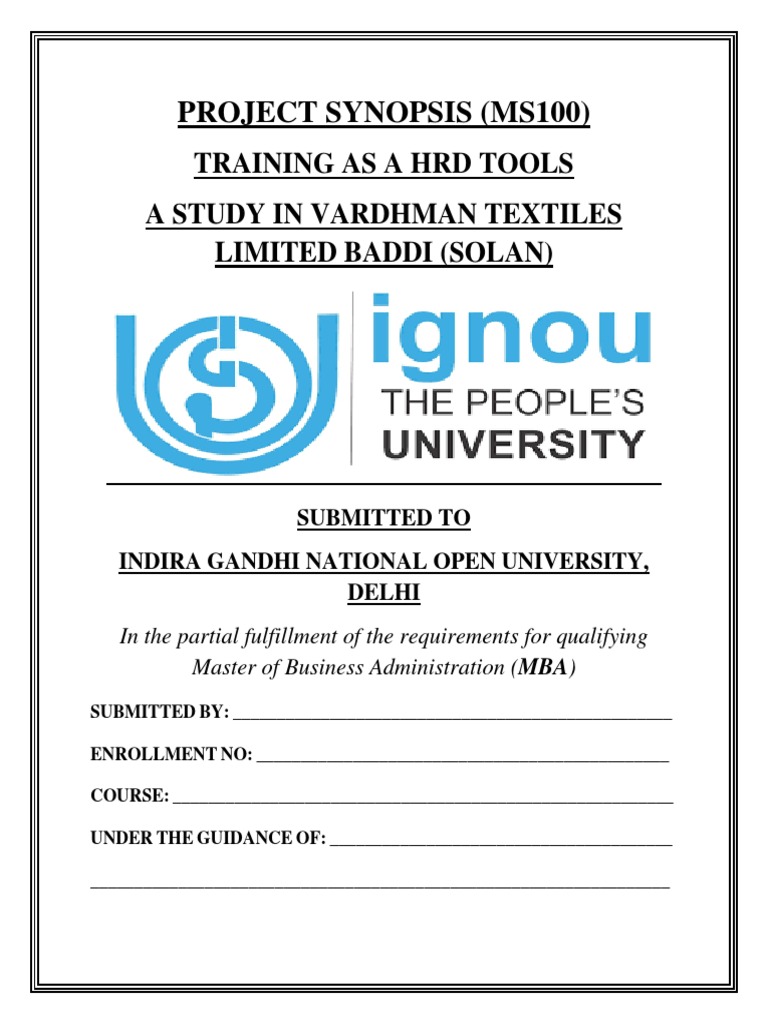synopsis-template-ignou-mmpp001-pdf-statistics-sampling