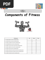 Components of Fitness