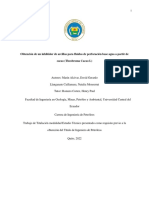 Obtención de Un Inhibidor de Arcillas para Fluidos de Perforación Base Agua A Partir de Cacao (Theobroma Cacao L) PDF