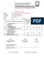 Evaluación de rotación de residentado médico de ortopedia en Reumatología