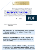 Chapitre 3 Propriétés Des Verres 2022 PDF