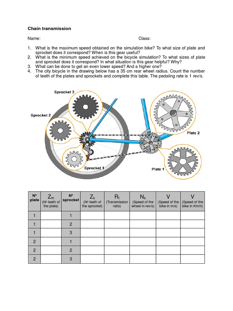 Chain Transmission Speed Analysis | PDF | Technology & Engineering