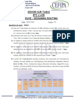 SESSION RATTRAPAGE SEMESTRE1 BTS 2 ASR, DESIGNING ROUTING