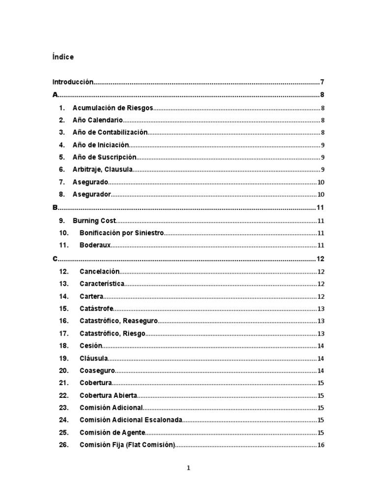 Glosario de Términos de Seguros | PDF | Seguro | Reaseguro