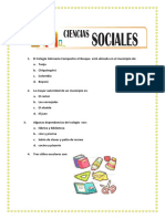 Pruebas Acumulativas de Sociales y Naturales PDF