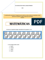 Pruebas Acumulativas de Matematicas y Lenguaje PDF