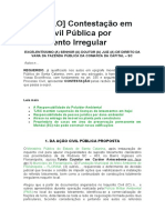 MODELO Contestação em Ação Civil Pública Por Loteamento Irregular