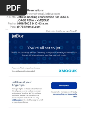 Jetblue Manage Flights