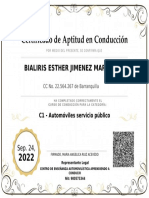 Certificado - BIALIRIS ESTHER - JIMENEZ MARTINEZ - 62e1a00a2f2ab64ec706041a