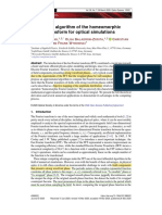 Theory and Algorithm of The Homeomorphic Fourier Transform For Optical Simulation PDF