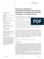Exercise As Therapy For Neurodevelopmental and Cog