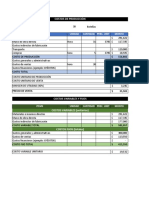 COSTO DE PRODUCCIÓN Herramienta Excel