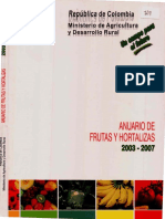 Anuario de Frutas y Hortalizas 2007