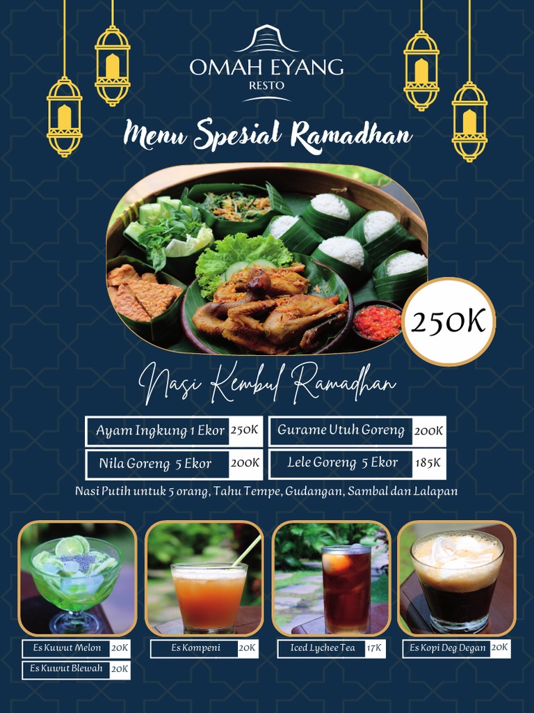 Menu Spesial Ramadhan dan Es Segar | PDF