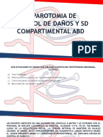 LAPAROTOMIA DE CONTROL DE DAÑOS Y SD COMPARTIMENTAL Preguntas